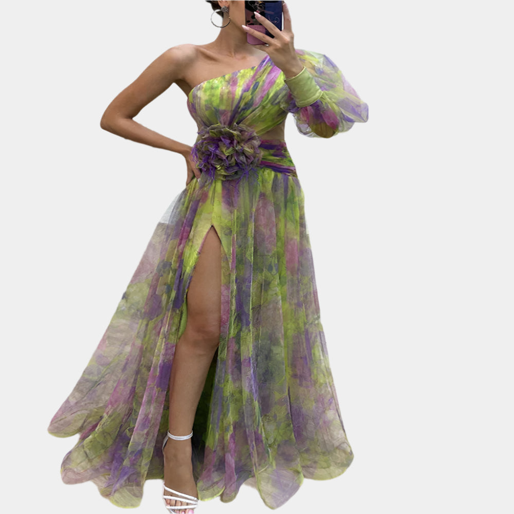 Bella - Robe élégante et confortable pour femmes Vert