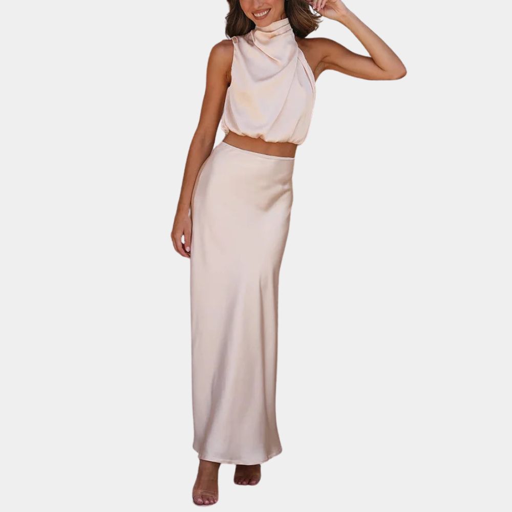 Eleanor - Ensemble élégant et moderne pour femmes Beige