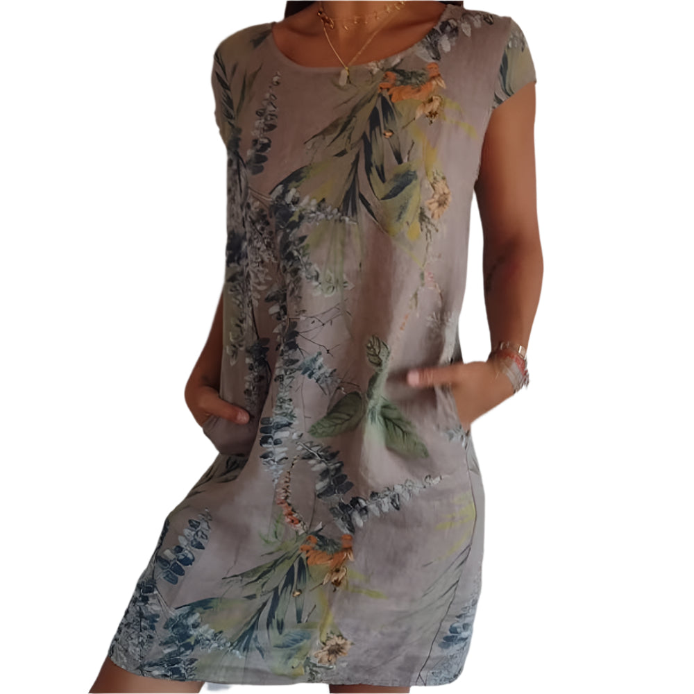 Frankie - Robe d'été chic et confortable pour femmes Brun