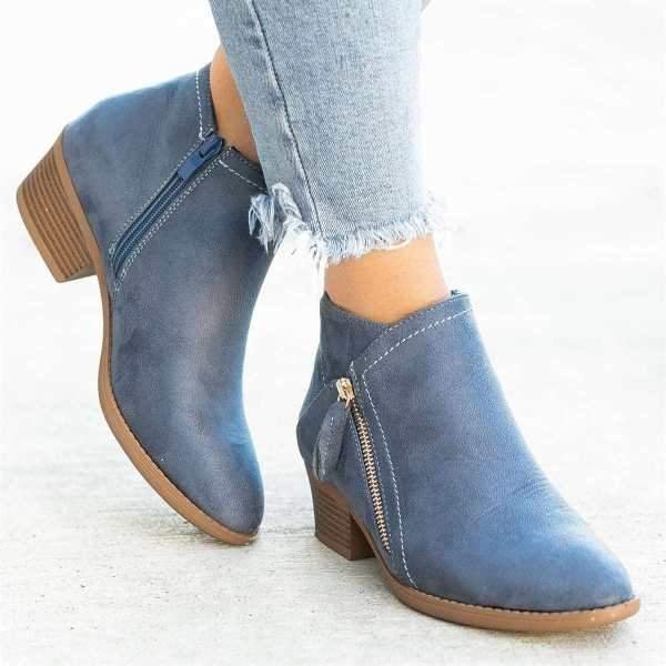 Nova - Bottes orthopédiques en cuir véritable pour femmes, confort et style assurés