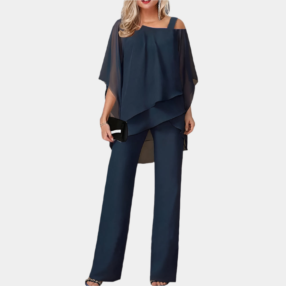 Fiona - Ensemble élégant et tendance pour femmes Bleu Foncé