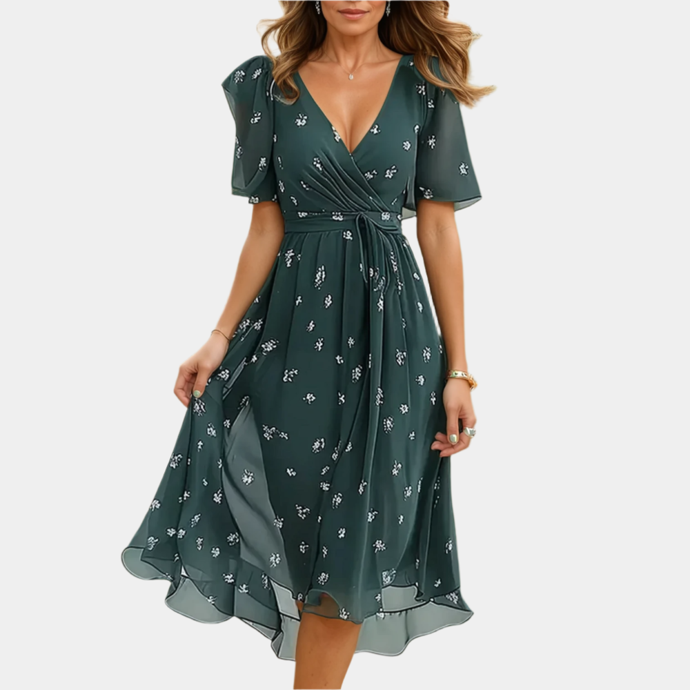 Brynn - Robe élégante et chic pour femme Vert