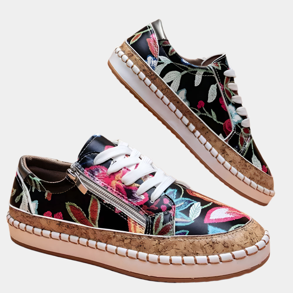 Darcy - Sneaker tendance et confortable pour femmes Noir Exotic