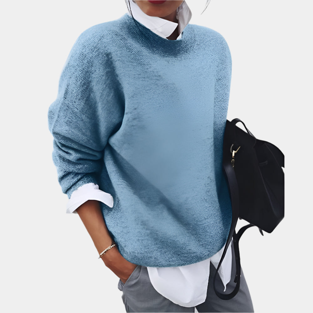 Cheska - Pull élégant et confortable Bleu