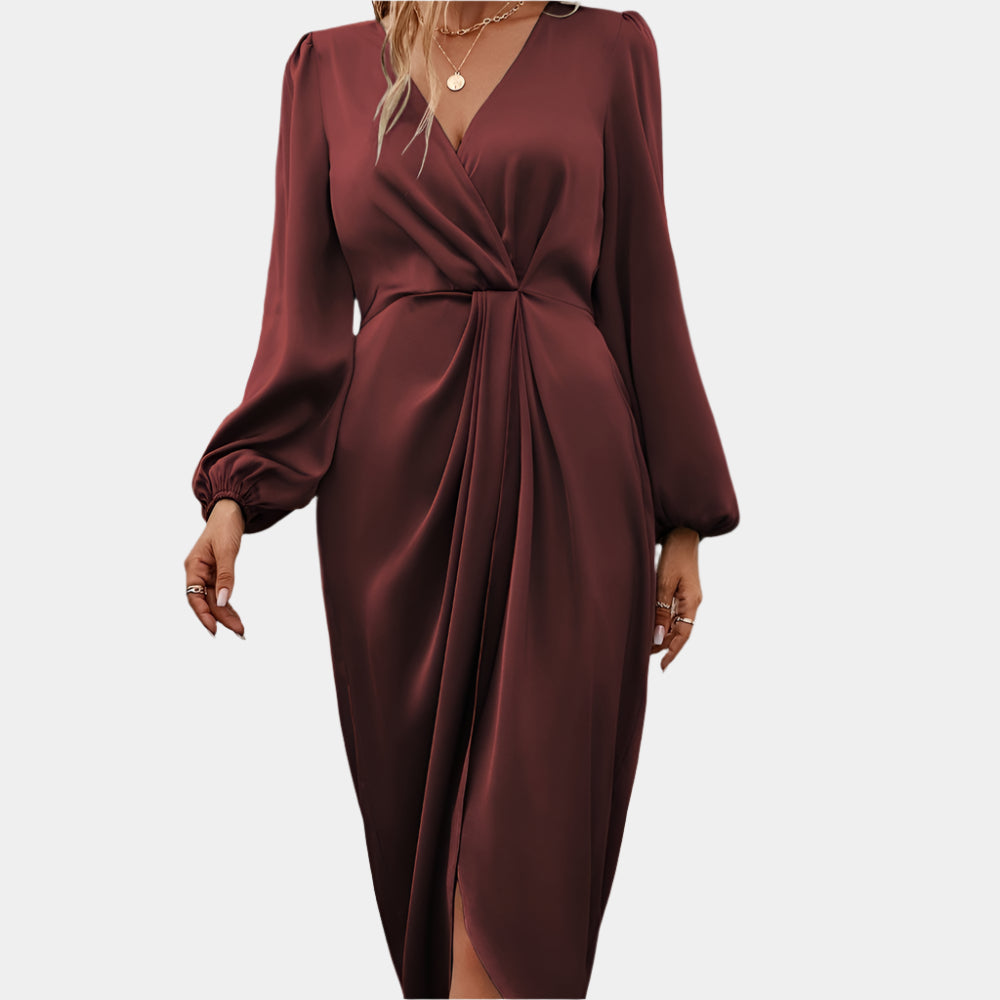 Sahara - Robe élégante et confortable pour femmes Rouge