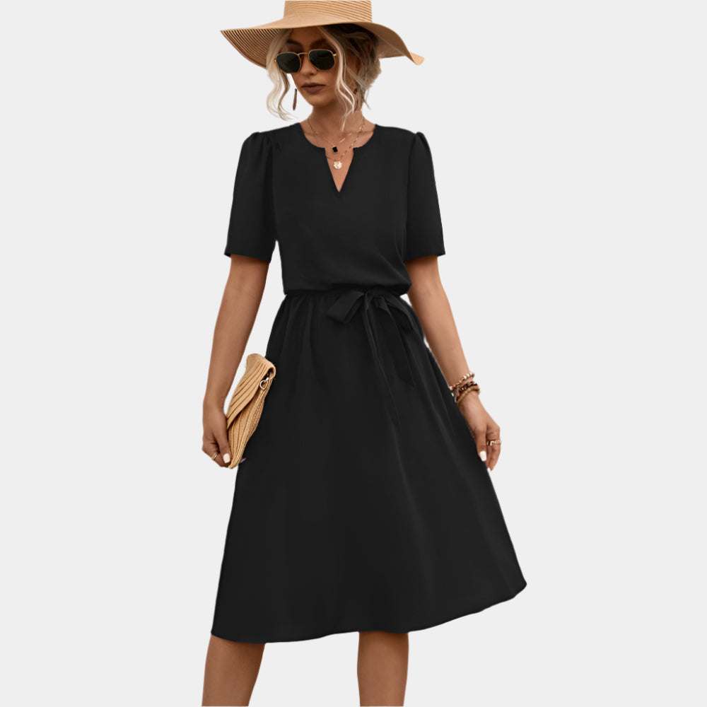 Holly - Robe élégante et chic pour femmes Noir