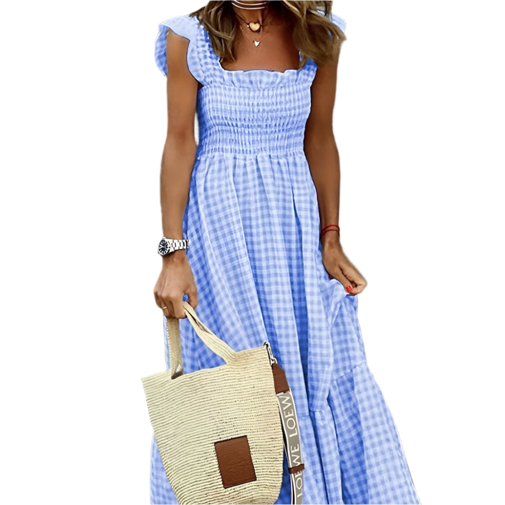 Haven - Robe d'été élégante et confortable Bleu