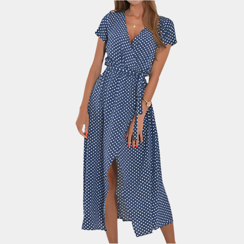 Brooklyn - Robe élégante et confortable pour femmes Bleu