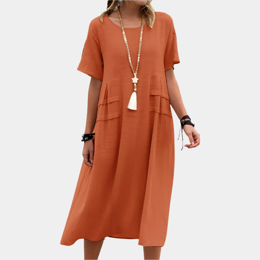 Milani - Robe longue élégante pour femmes Orange