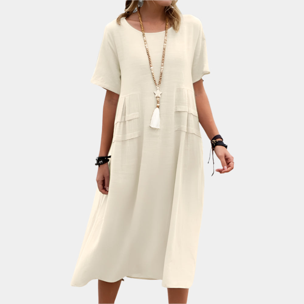 Milani - Robe longue élégante pour femmes Beige
