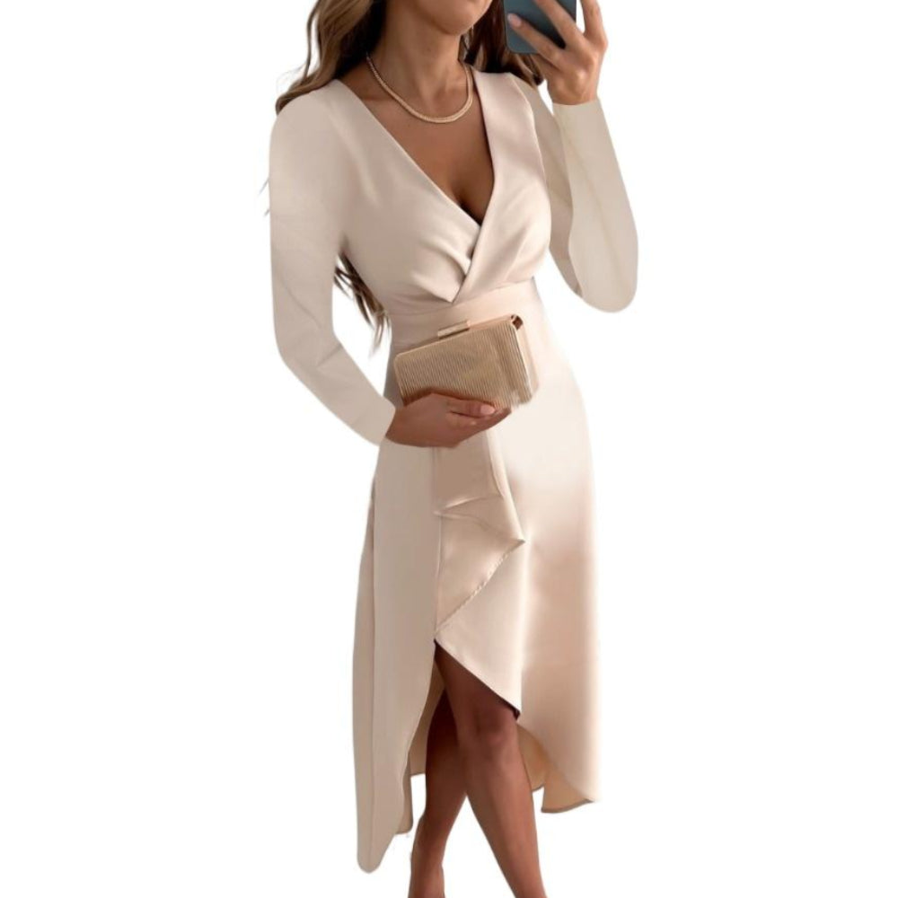 Kaylee - Robe élégante et tendance pour femmes Kaki