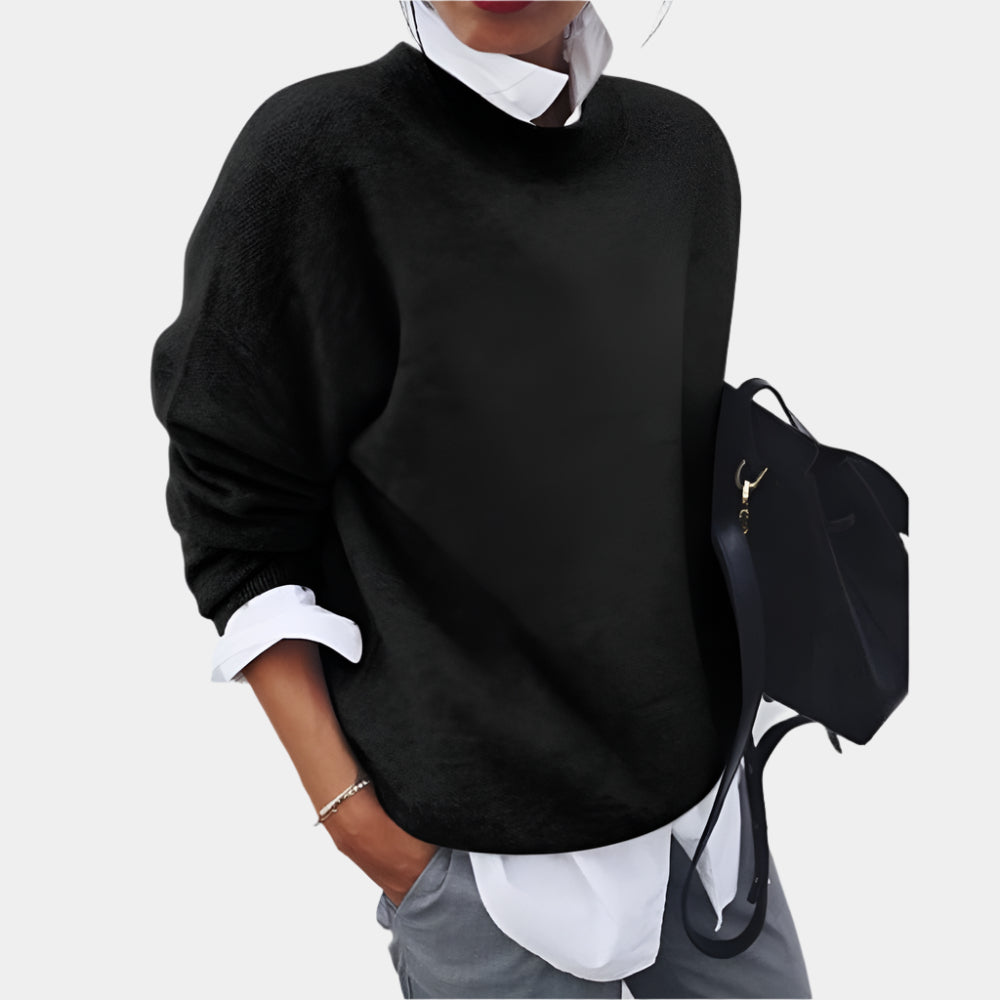 Cheska - Pull élégant et confortable Noir