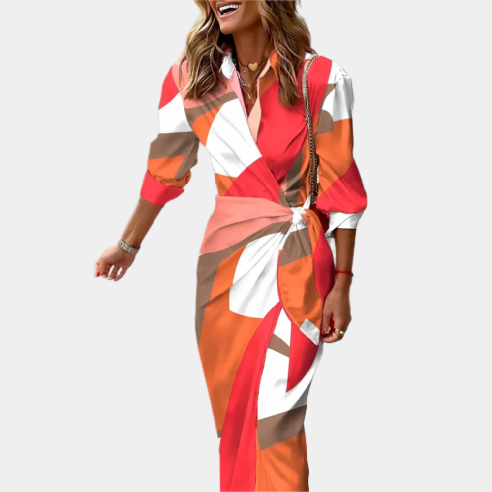 Flora - Robe élégante et confortable pour femmes Multicolore