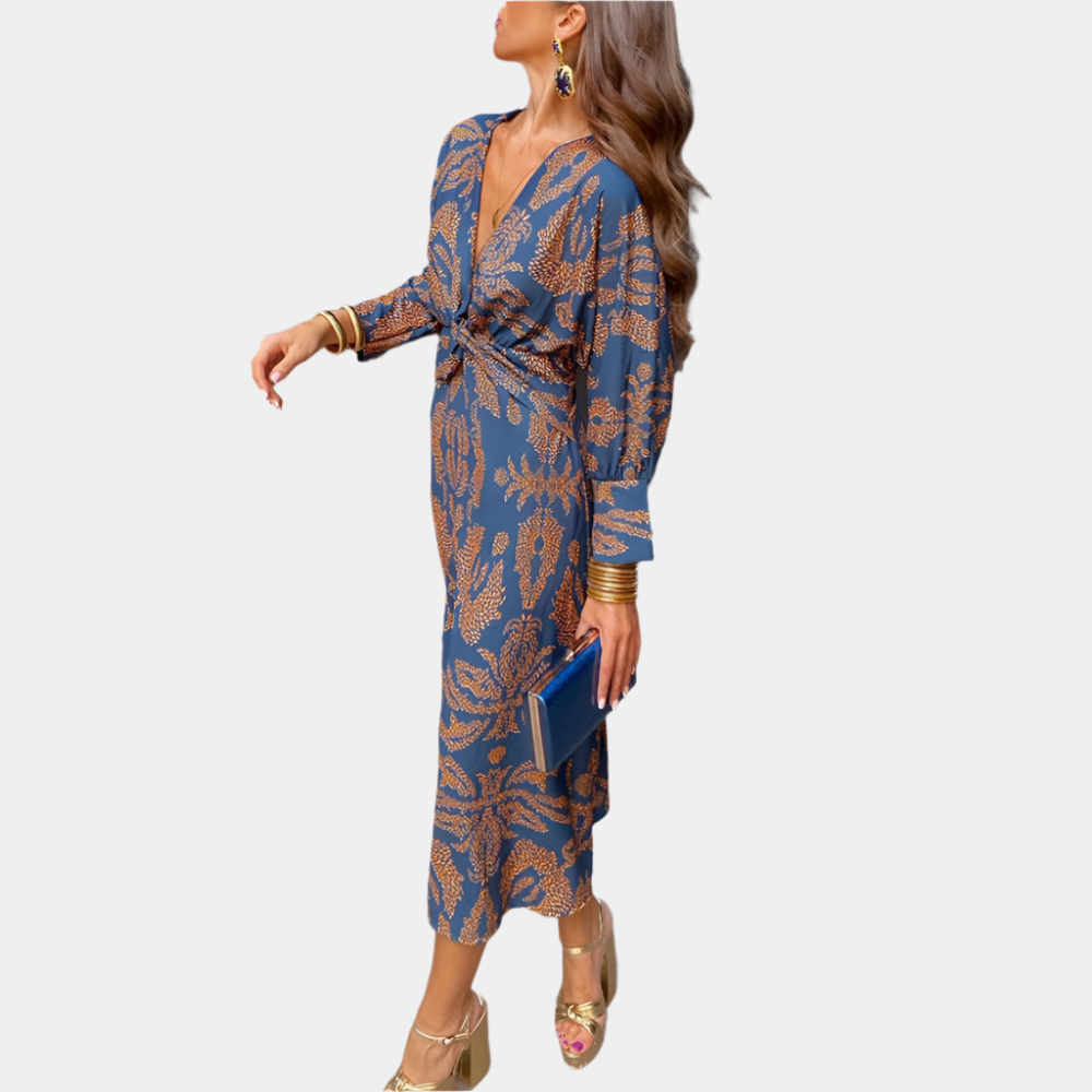 Amethyst - Robe élégante et confortable pour femmes Bleu
