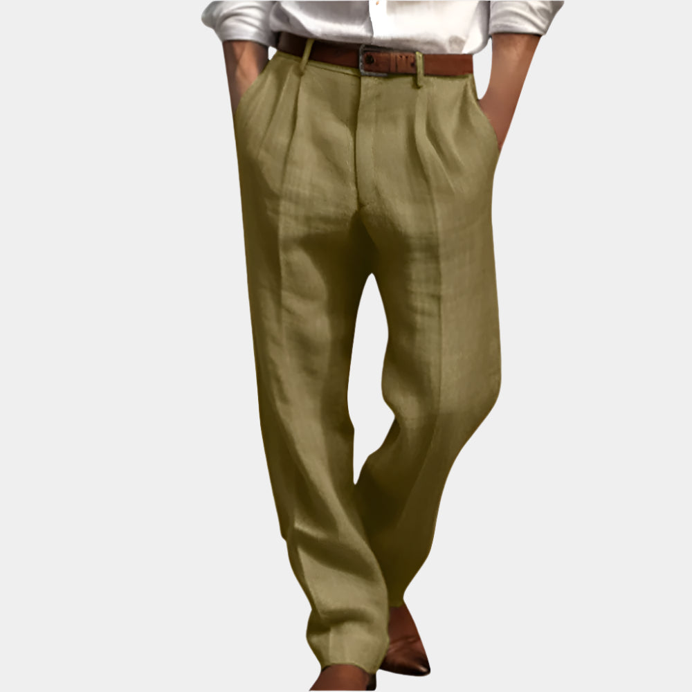 Alex - Pantalon élégant et confortable pour hommes Vert