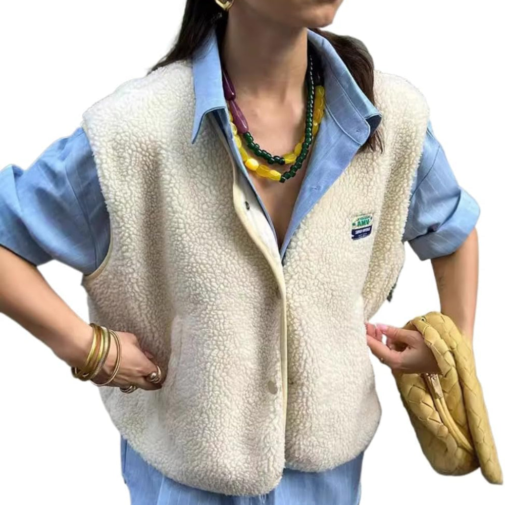 Karla - Gilet élégant et confortable pour femmes Blanc