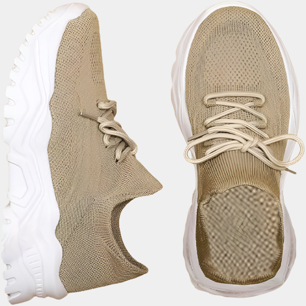 Laurie - Baskets confortables et tendance pour femmes Beige