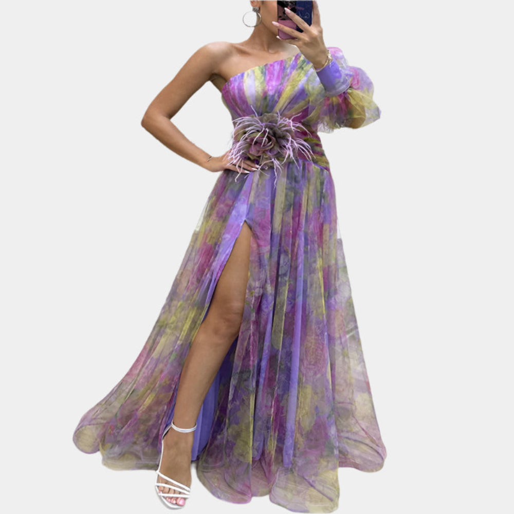 Bella - Robe élégante et confortable pour femmes Pourpre