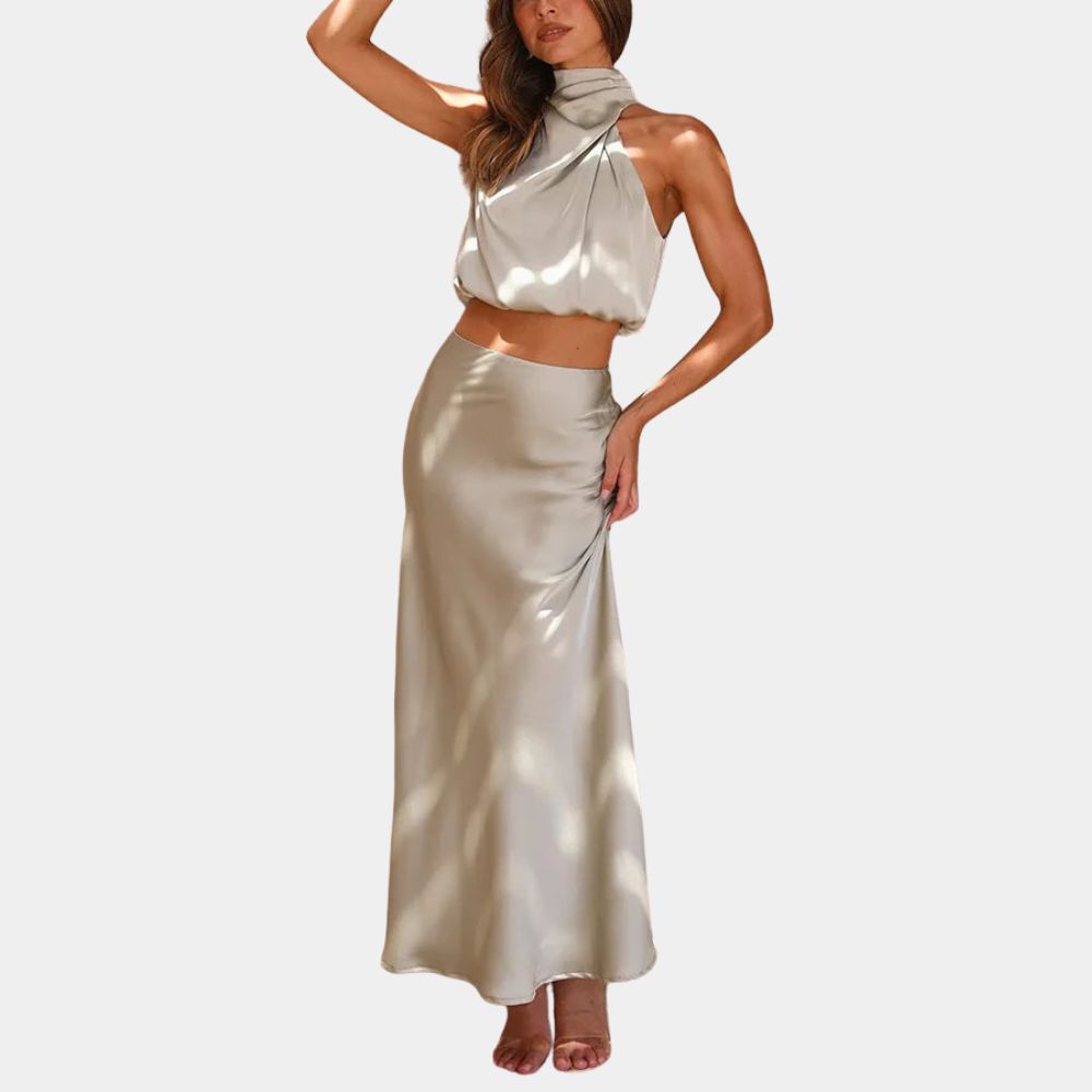 Eleanor - Ensemble élégant et moderne pour femmes Gris Clair
