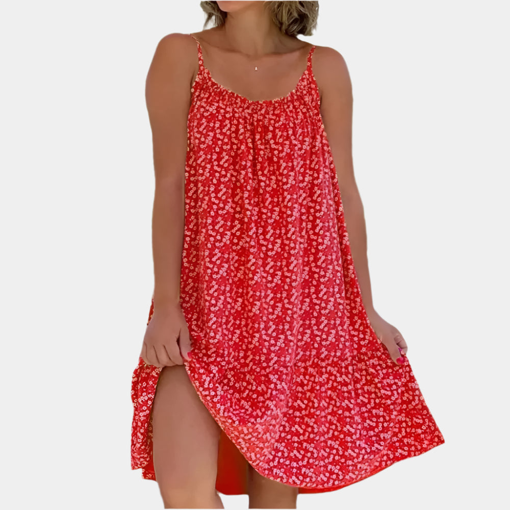 Calista - Robe légère et élégante pour femmes Rouge