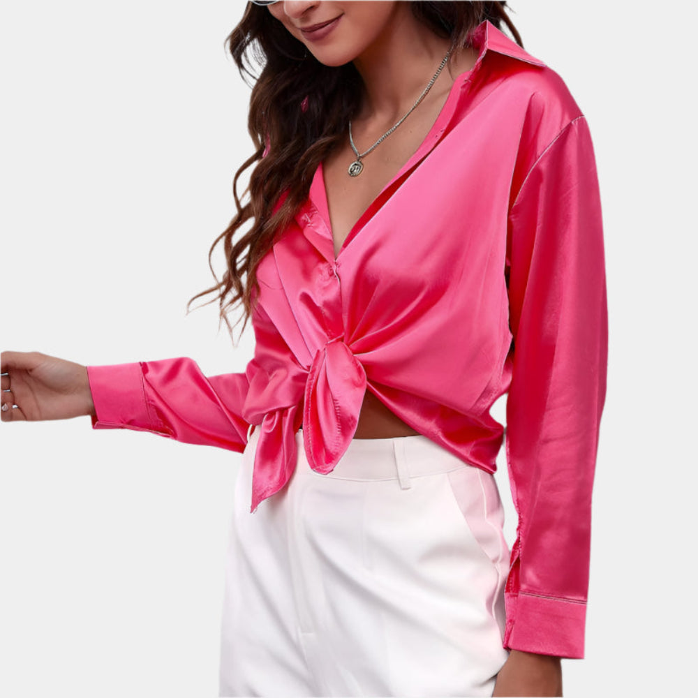 Athena - Chemisier élégant et confortable Rose