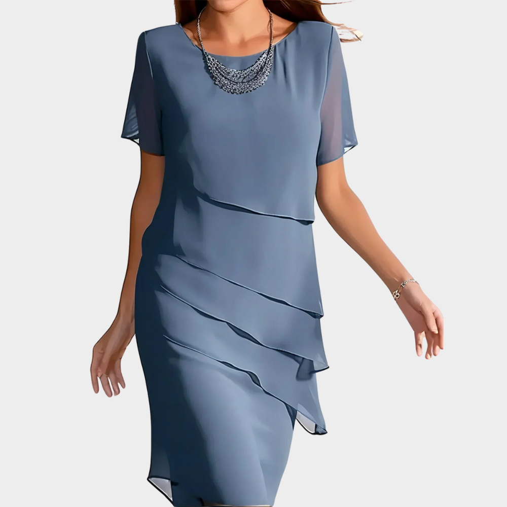 Elara - Robe élégante et décontractée pour femme Bleu