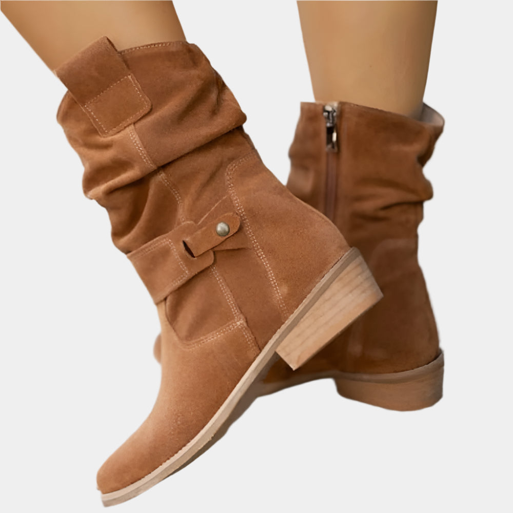 Jasmine - Bottes élégantes et confortables pour femmes Brun