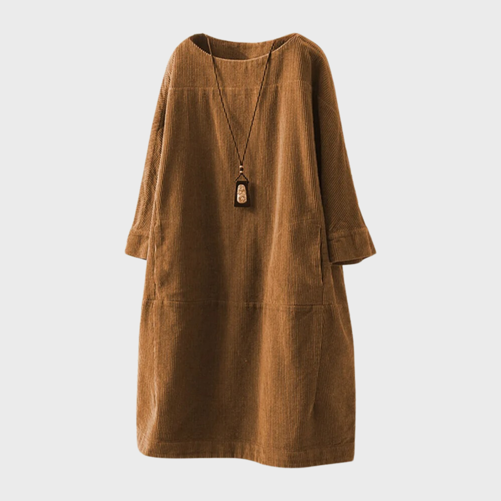 Céleste - Robe élégante pour femme Beige