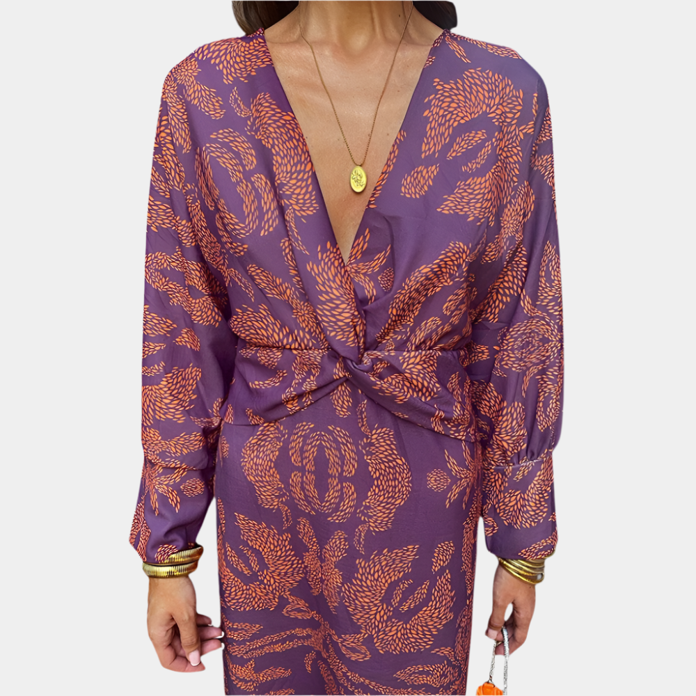 Amethyst - Robe élégante et confortable pour femmes Pourpre