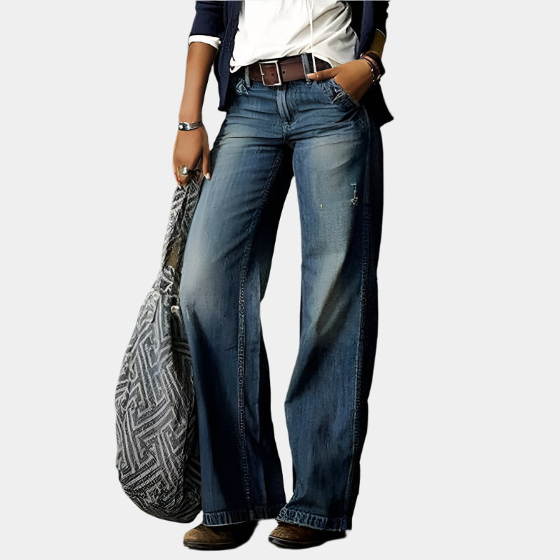Diana - Pantalons élégants et confortables pour femmes Bleu clair