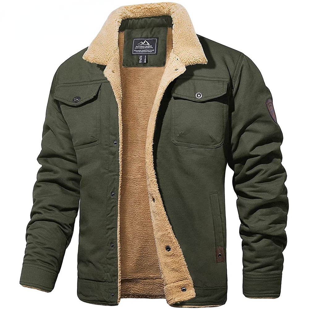 Léo - Pull élégant et Confortable pour hommes Vert militaire