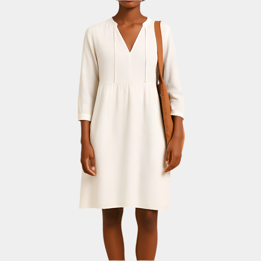 Althea - Robe chic et confortable pour femmes Blanc