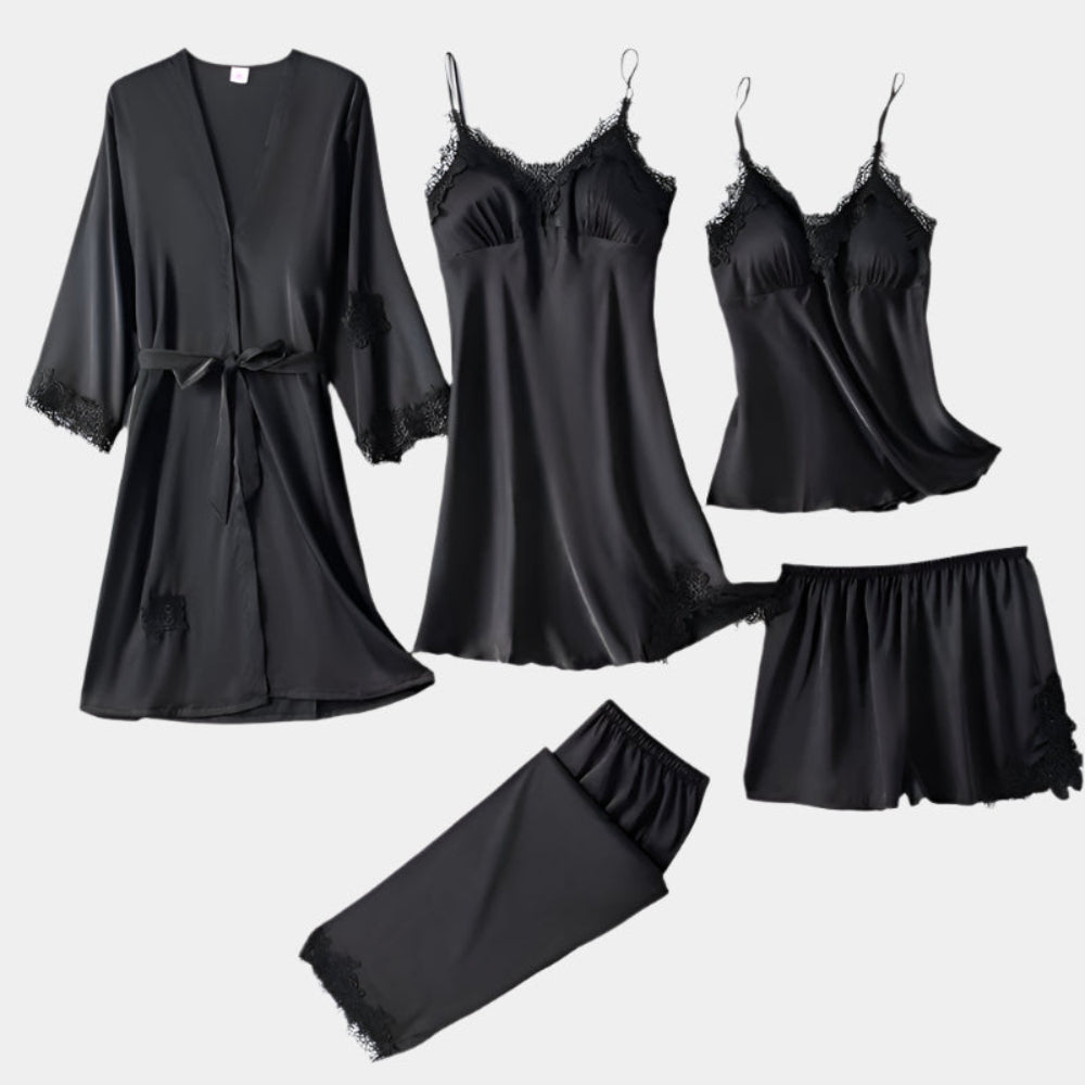 Jade - Pyjama élégant et confortable pour femmes Noir