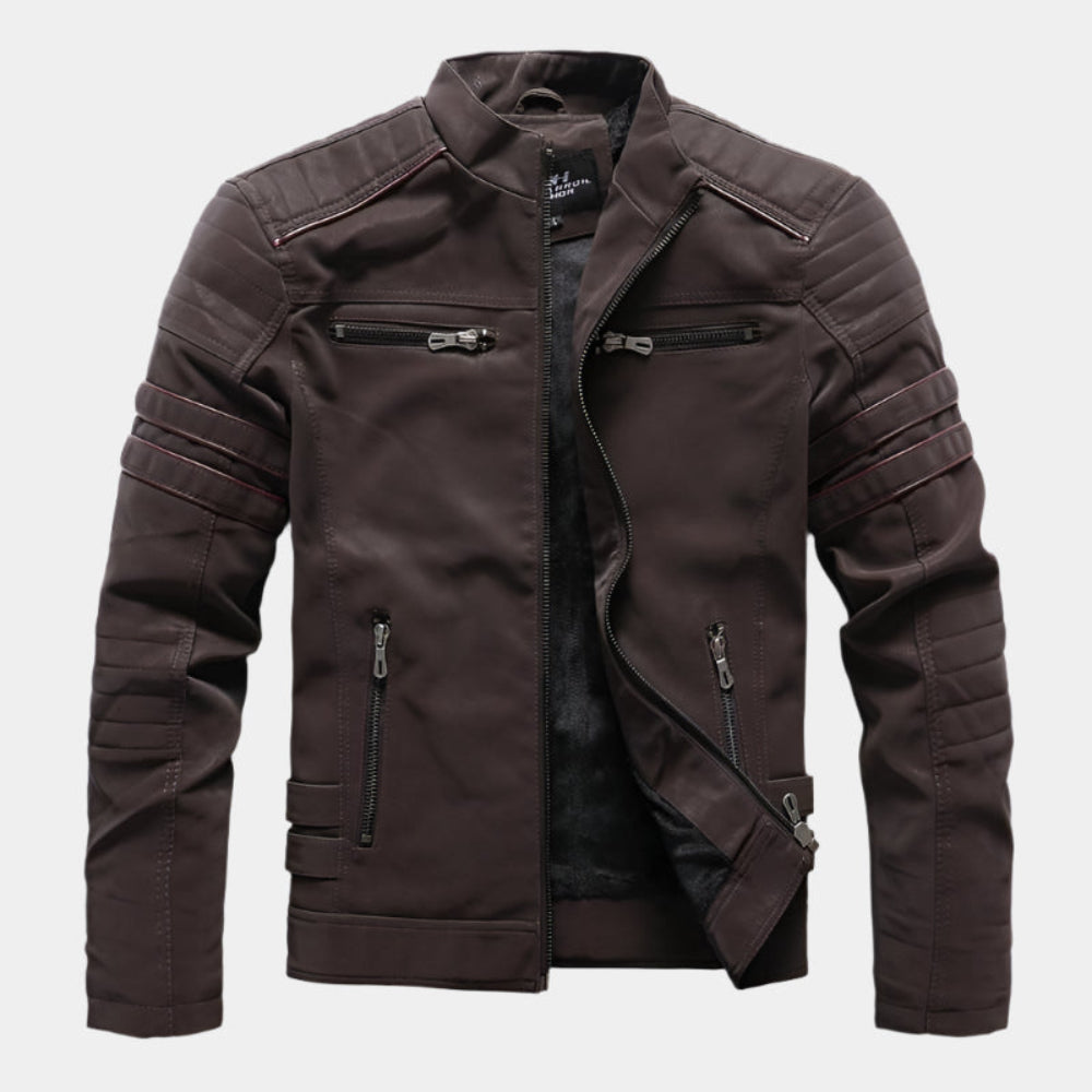 Nate - Veste élégante et Confortable pour hommes Cafe
