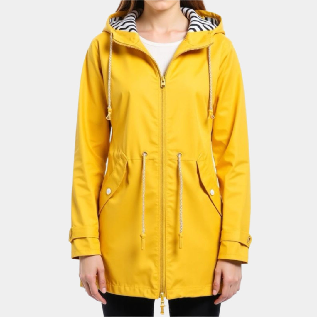 Étoile - Trench Long Imperméable et Élégant pour Femme