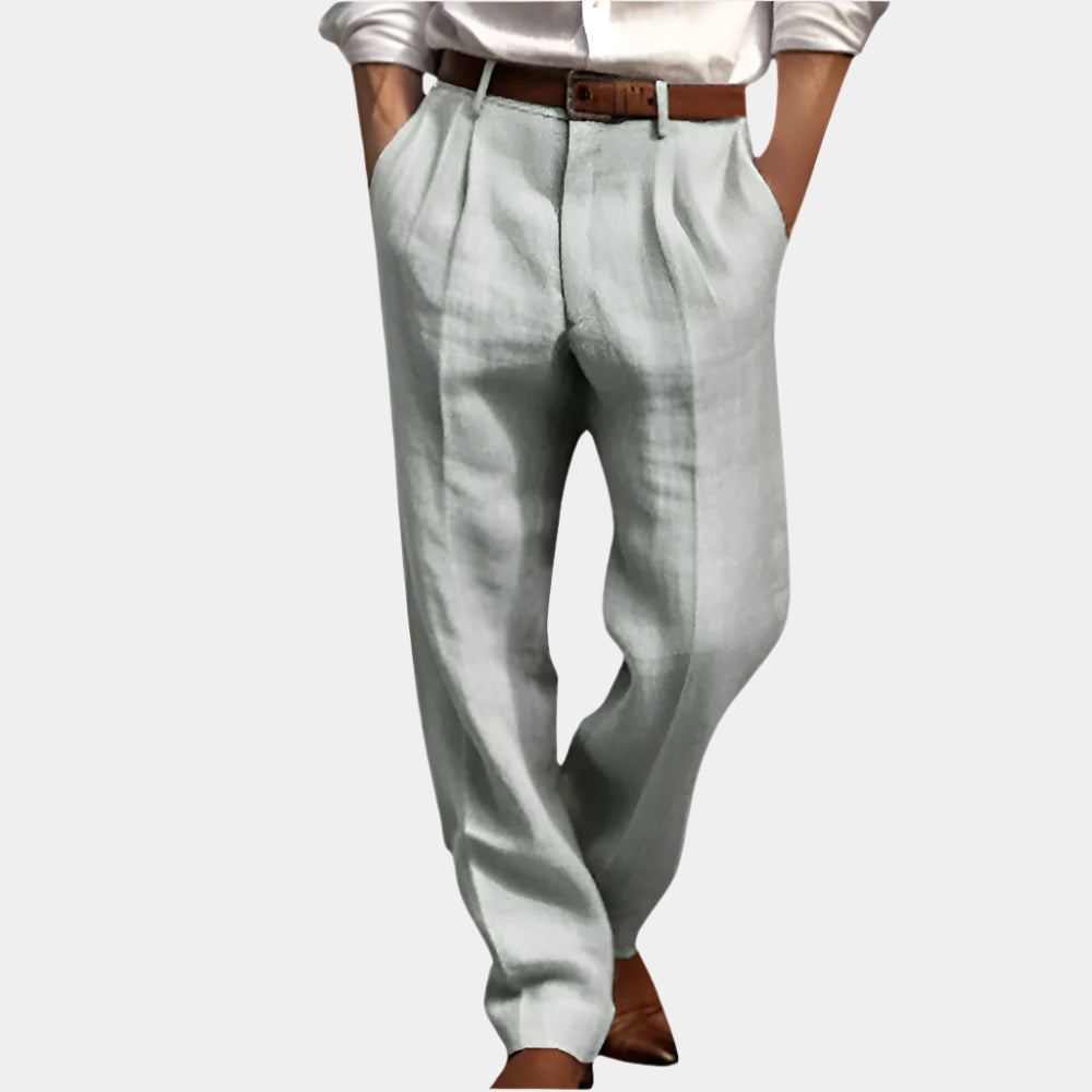 Alex - Pantalon élégant et confortable pour hommes Gris