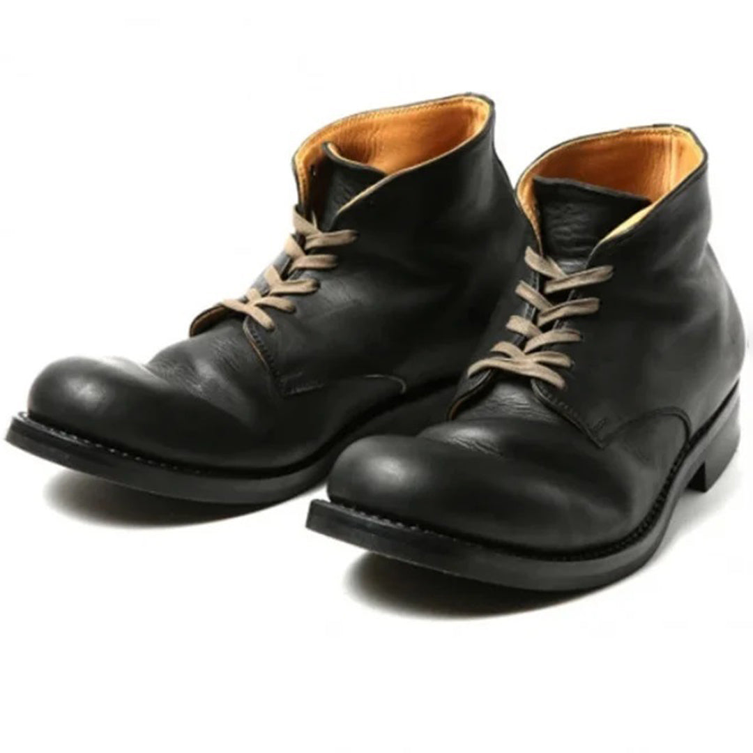 Vega - Bottes élégantes en cuir PU pour hommes Noir