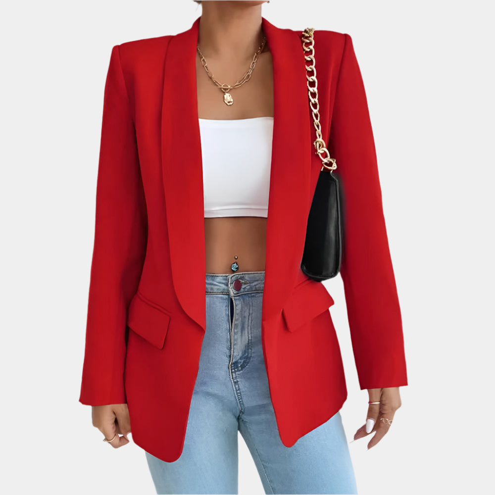 Ayana - Blazer confortable et élégant pour femmes Rouge
