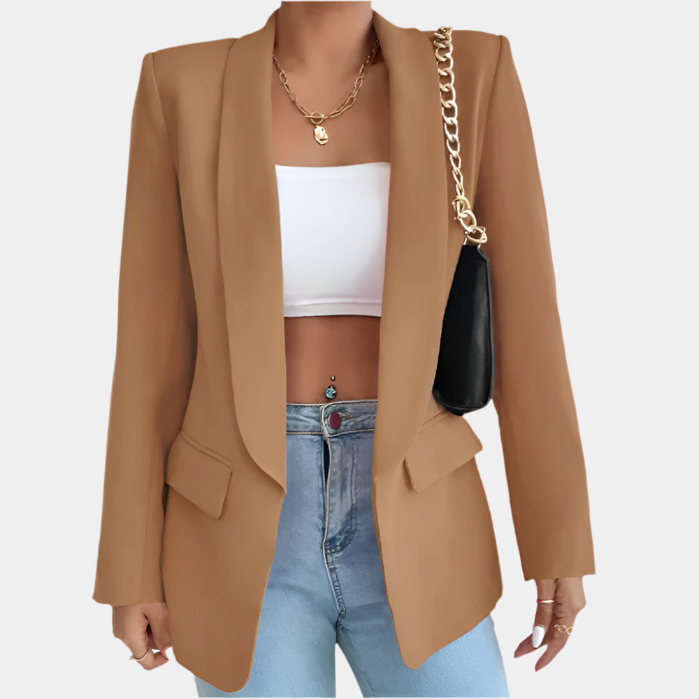 Ayana - Blazer confortable et élégant pour femmes Brun