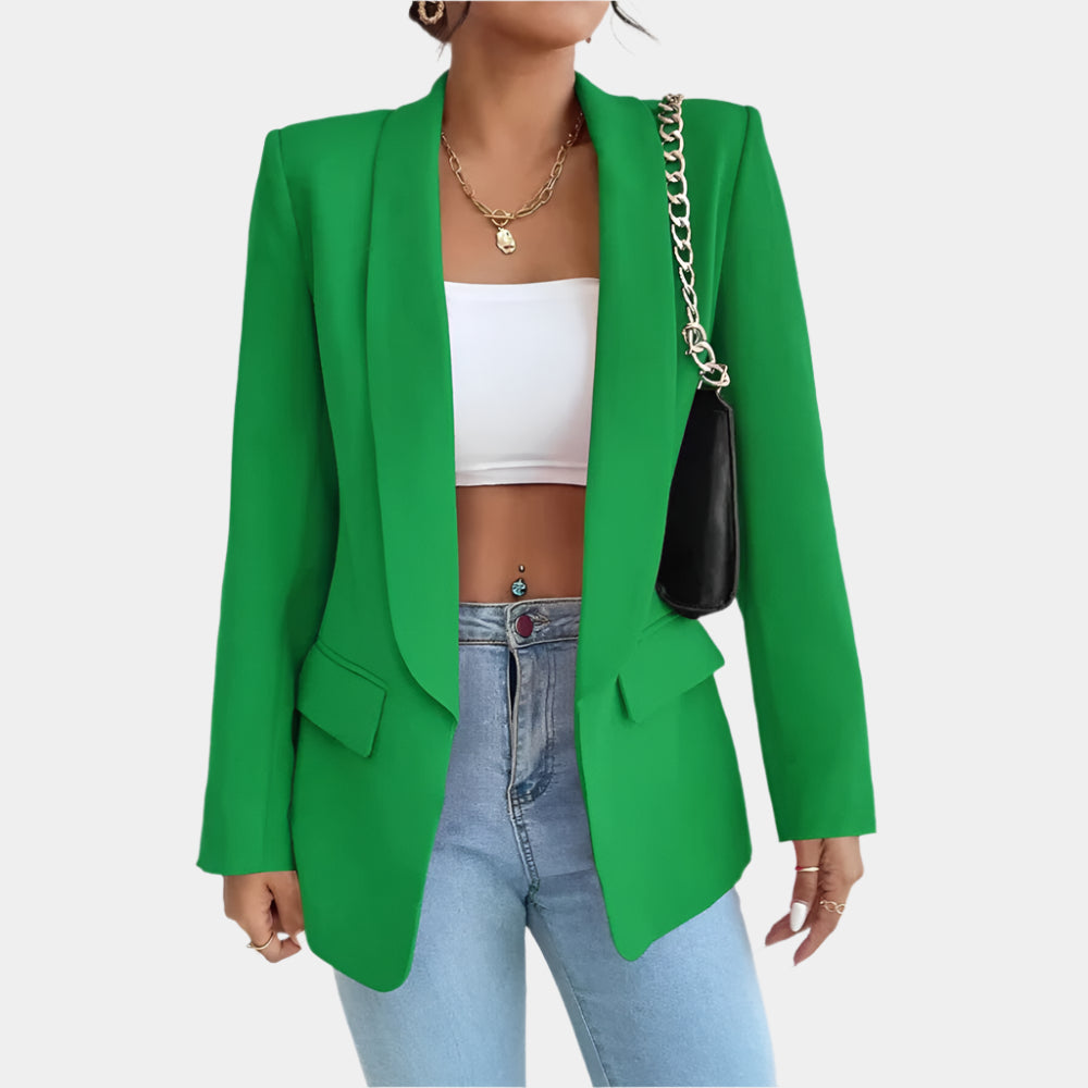 Ayana - Blazer confortable et élégant pour femmes Vert