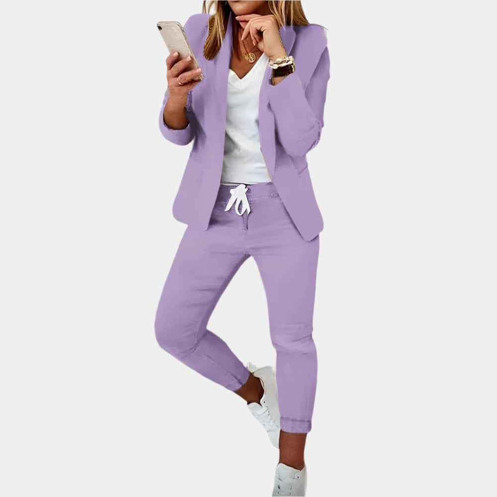 Lara - Ensemble élégant et confortable pour femmes Pourpre