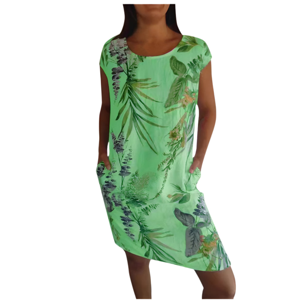 Frankie - Robe d'été chic et confortable pour femmes Vert