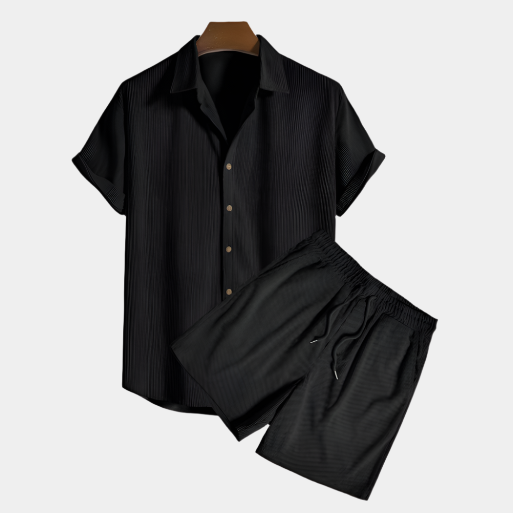 Trevor - Ensemble élégant pour hommes Noir