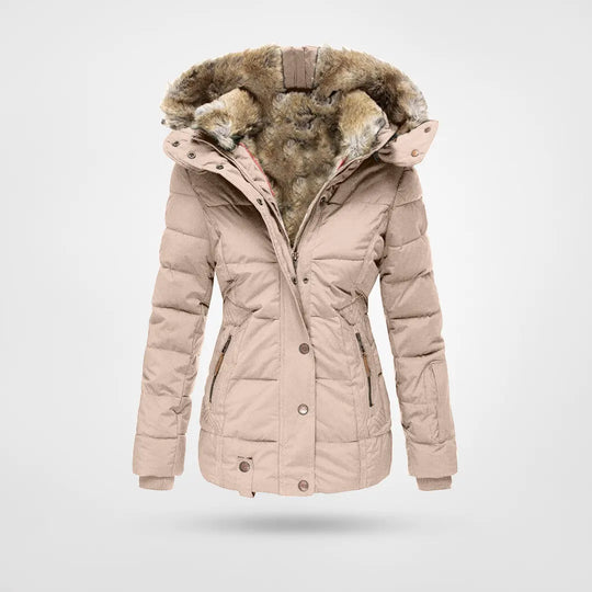 Aria – Manteau d'hiver élégant et imperméable pour femmes Beige