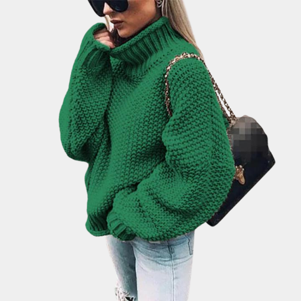 Selena - Pull chaud et confortable pour femmes Vert