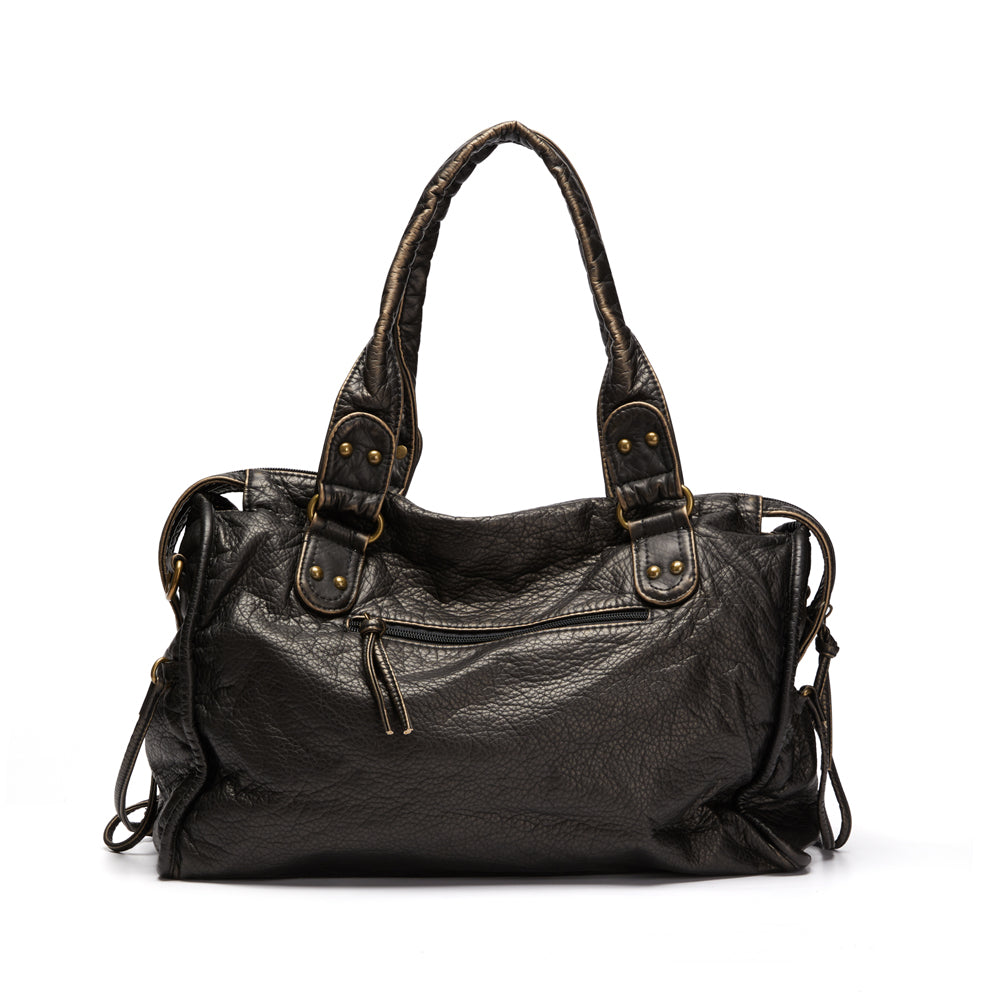 Emma – Sac à main noir élégant pour les cours