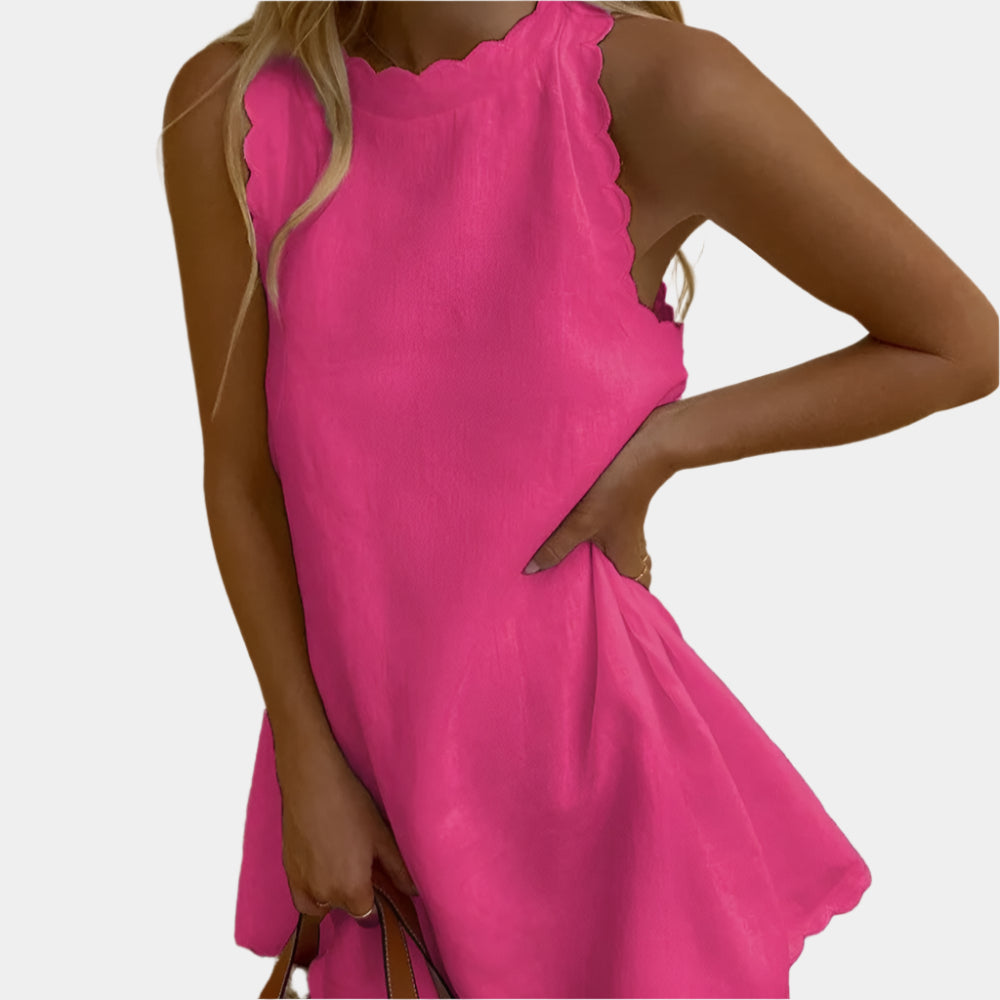 Jorjia - Robe élégante et décontractée pour femmes Rose