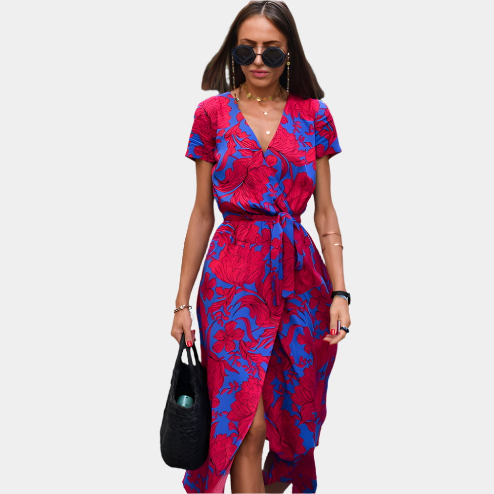 Brooklyn - Robe élégante et confortable pour femmes Rouge