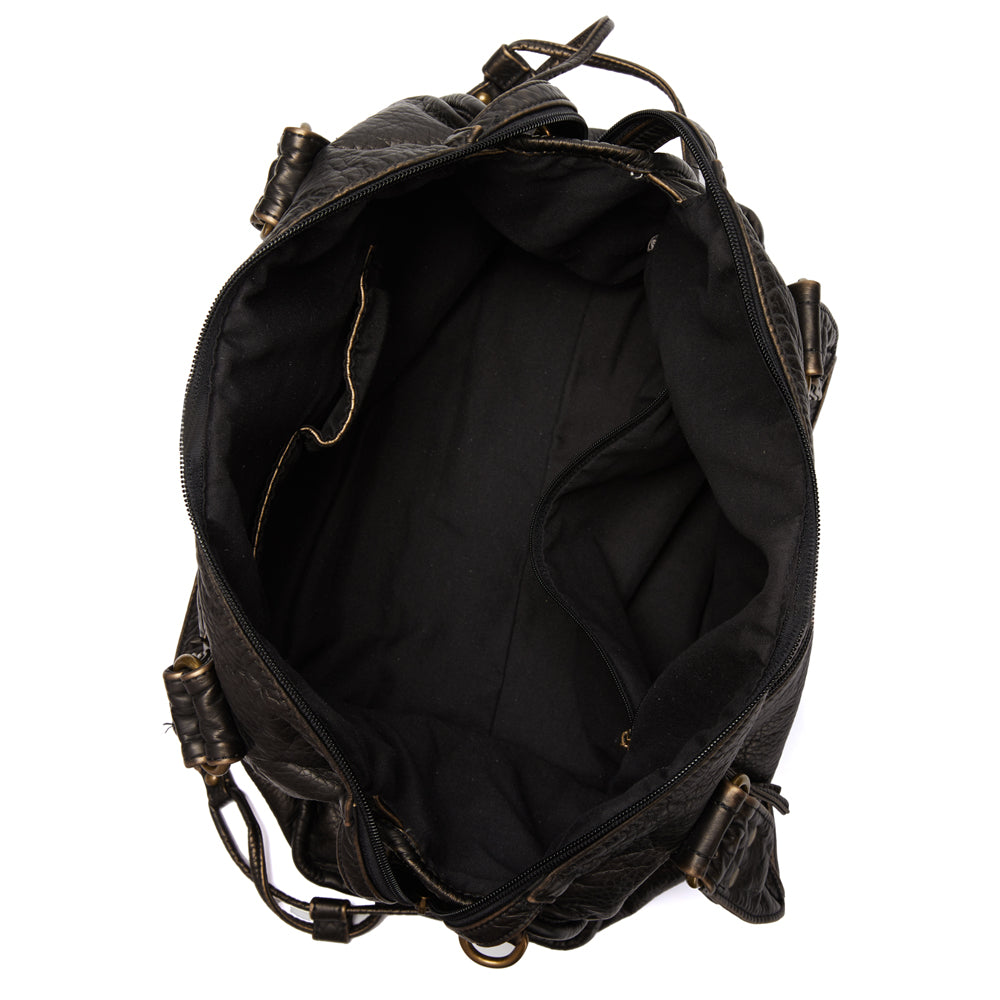 Emma – Sac à main noir élégant pour les cours