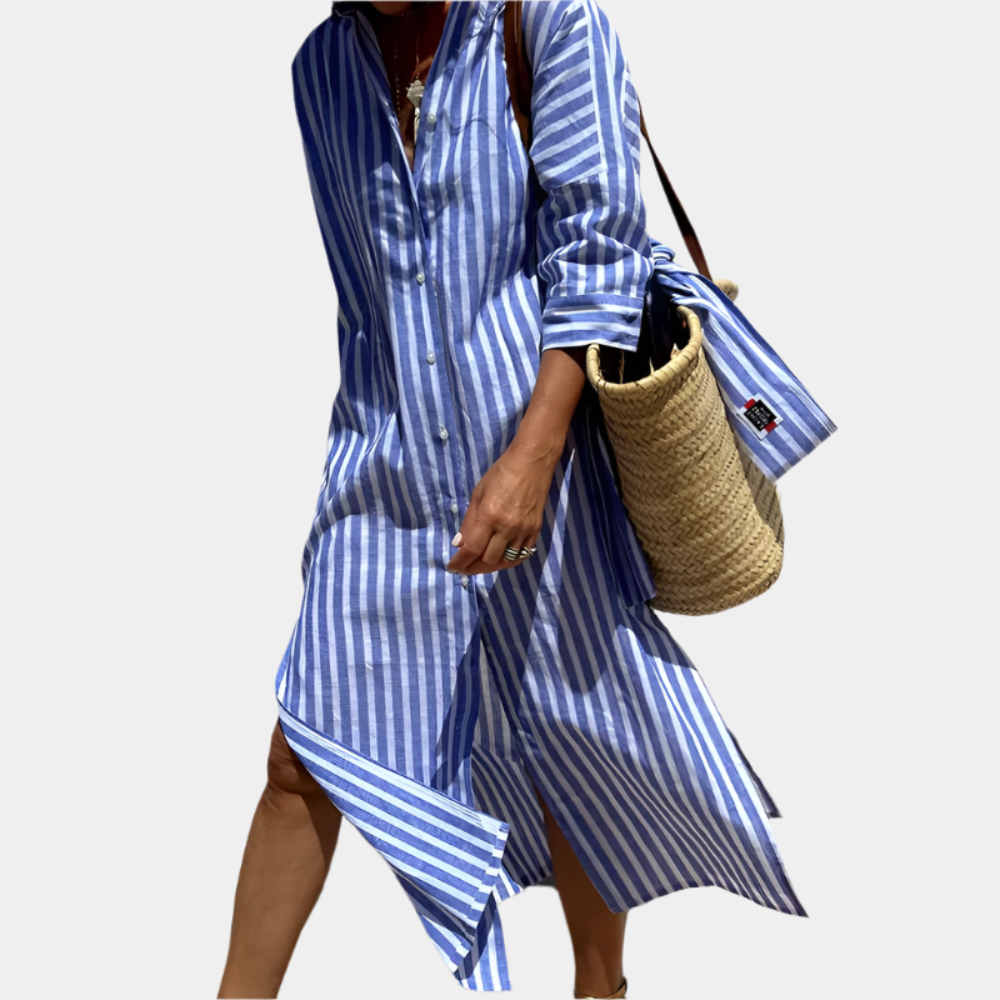 Juliana - Robe élégante et intemporelle pour femmes Bleu